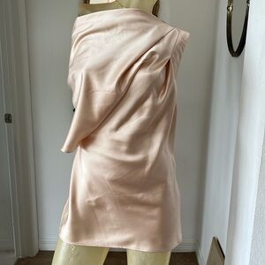 Acler Blush Pink Satin Dress